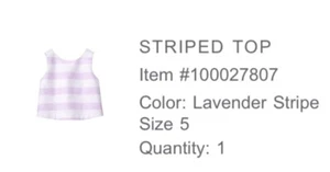 Janie Jack Striped Shirt 4t Girls - Picture 1 of 2