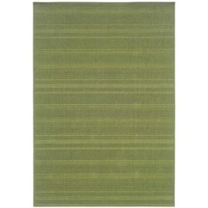 2' X 4' Green Stain Resistant Indoor Outdoor Area Rug - Picture 1 of 4