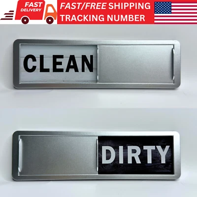 Imán para lavavajillas Dirty Clean, imán para lavavajillas imán para letrero sucio limpio para plato Foto 1 de 4