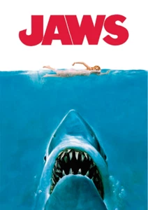 Jaws Movie Poster Print - Classic Shark Film Art | A3 & A4 | High Quality Wall D - Bild 1 von 5