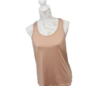 Camiseta sin mangas Fabletics espalda deportiva Phoenix Lite color madera de arce nueva con etiquetas mediana para mujer - Imagen 1 de 4