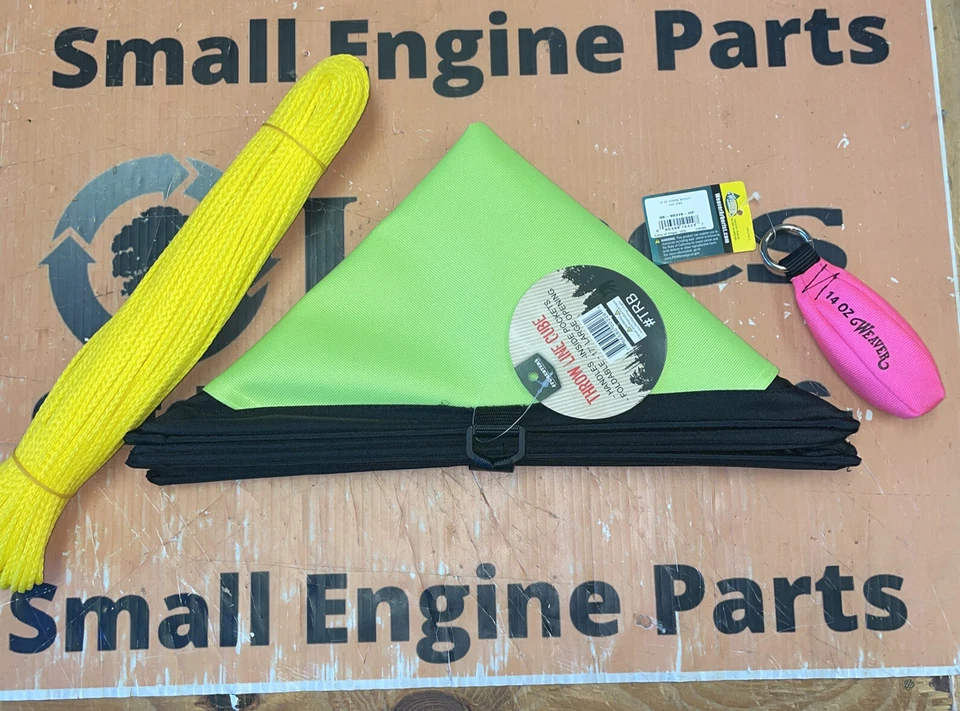 FORESTER, WEAVER Arborists THROW LINE KIT 3 PIECE - CUBE - 150’ THROW LINE - 14oz Pink THROW BAG