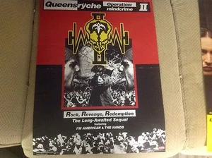 Cd LP music. Promo poster. QUEENSRYCHE 24x17apxx LIVE vintage record . - Picture 1 of 3