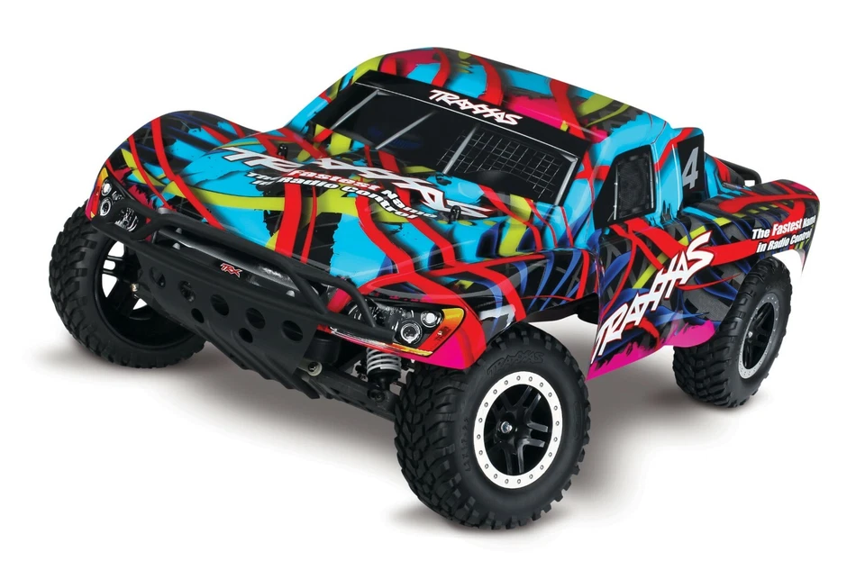 TRAXXAS SLASH Hawaiian 2WD Automodello Elettrico Brushed 58034-1 Short Course Tr - Immagine 1 di 4
