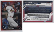 2016 Bowman Draft Chrome Draft Picks Red Refractor /5 Walker Robbins #BDC-7