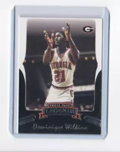 DOMINIQUE WILKINS 2006-07 PRESS PASS LEGENDS BASKETBALL BULLDOGS CARD-SPEDIZIONE GRATUITA - Foto 1 di 23