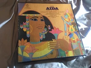 VERDI-AIDA-CABALLE-DOMINGO-COSSOTTO-MUTI-ORIGINAL VINYL 3-LP BOX SET-RARE-OOP EX - Picture 1 of 3