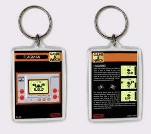GAME WATCH FLAGMAN NINTENDO LLAVERO KEYRING - Imagen 1 de 1