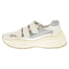 PRADA 20SS Strap Low Top Sneakers Shoes White 403512 Used