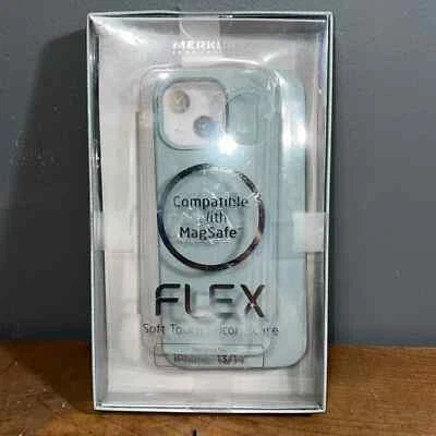 FLEX soft touch silicone case designed for iPhone 13/14 compatible with MagSafe Foto 1 de 4