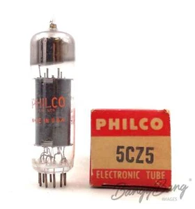 Vintage Philco 5CZ5 TV Vertical Sweep Output Amplifier Pentode Audio Vacuum Tube - Picture 1 of 1