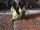 Antique 3 Bird Brass Stand For Candles Glass Anything You Like Gorgeous