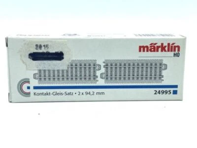 MARKLIN 24995 Corredo di 2 binari di contatto C L. 94,2mm HO AC. Nuovo# AZ - Immagine 1 di 2