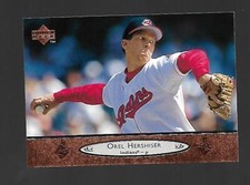 Orel Hershiser 1996 UD Series 1 #59 Cleveland Indians