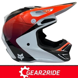 Casco Fox BOYS V3 MX - Fox YOUTH MIPS V3 Streak bianco casco motocross Youth-M - Foto 1 di 7