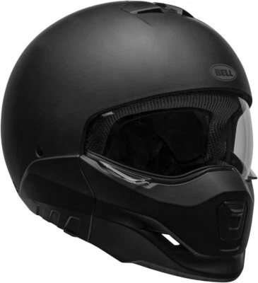 Bell Adult Broozer Open-Face Cruiser Motorcycle Matte Black X-Large Helmet - Image 1 of 4
