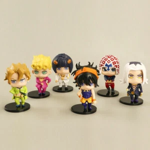 6pcs JoJos Bizarre Adventure Giorno Narancia Mista Buccellati Figure dolls new - Picture 1 of 6