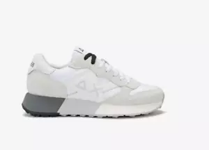 SUN 68 - SCARPA DA UOMO TESSUTO E CAMOSCIO BIANCO JAKI 2.0 BICOLOR Z35112 6 - Afbeelding 1 van 4