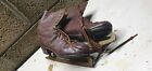 W.H Fagan and Son Vintage Leather Ice Skates - Size 5 Brown Leather