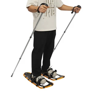 Raquetas de nieve premium con bastones de trekking ajustables para aventuras de invierno - Imagen 1 de 16