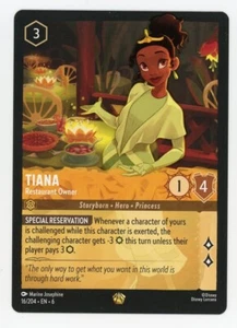 Tiana - Restaurant Owner 16/204 Legendary Azurite Sea Lorcana Disney Non Foil - Picture 1 of 2