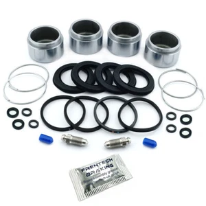 2x Front Brake Caliper Repair Kits & Pistons For Triumph Dolomite - Picture 1 of 9