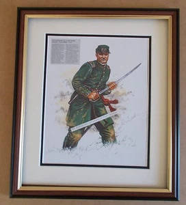 AMERICAN CIVIL WAR PRINT FRAMED - Picture 1 of 1