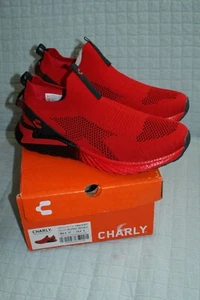 Charly Vigorate Herren Laufschuhe Slipper rot/schwarz 9 med neu im Karton NEU - Bild 1 von 15