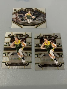 2024 Nika Muhl Panini Seleziona WNBA Concourse livello 2x e inserto! - Foto 1 di 1