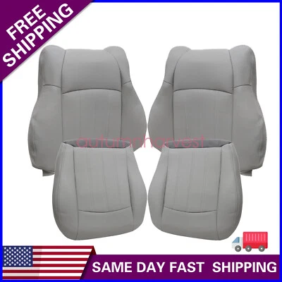 FITS 2005-2010 Chrysler 300C Touring Both Side Bottom & Top Seat Cover Gray Foto 1 de 4