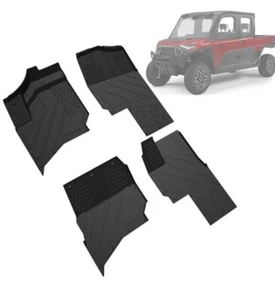 POKIAUTO TPE Floor Mats for 2024-2025 Polaris Ranger XD 1500 (4PCS) - Bild 1 von 3