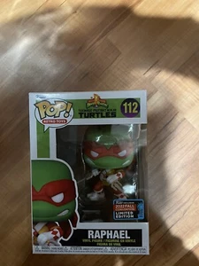 Funko Pop Vinyl Retro Toys TMNT X power Rangers RAPHAEL 2022 Exclusive - Picture 1 of 6