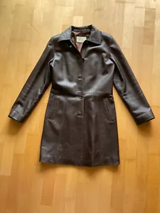 ORPELL Damen Ledermantel Lamm Nappa Leder , Gr. S (36) braun - Bild 1 von 6