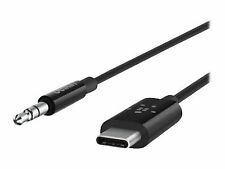 F7U079BT03-BLK Belkin RockStar Audiokabel USB-C männlich zu Stereo Mini-Klin ~D~