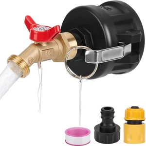 WADEO IBC Tote Adapter, 2" Cam Lock for 275-330 Gallon Tank, 1Pack  - Picture 1 of 7