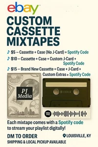 Custom Handmade Cassette Albums (Message First Before Buying) - Picture 1 of 5