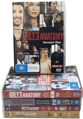 Grey's Anatomy DVD Seasons 1-5 1 2 3 4 5  TV Series - image 1 of 4