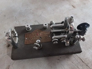 VINTAGE MORSECODE VIBROPLEX TELEGRAPHENSCHLÜSSEL Teile - Bild 1 von 11