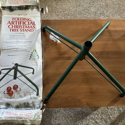 Christmas Tree Stand for Artificial Tree Folding Stand, Replacement Xmas 7-9’ - Image 1 of 4