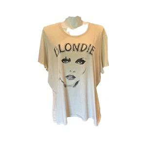 Simply Vera Wang Damen Plus 4X Gelb Kurzarm Shirt Oberteil Blondie Grafik - Bild 1 von 11