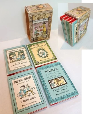Vintage 1962 NUTSHELL LIBRARY by Maurice Sendak Classic Children's Book Set of 4 — 第 1/4 张图片