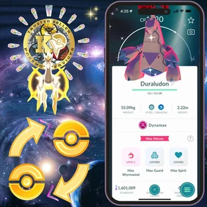 Pokémon PTC—TRADE GO — Shiny Dynamax Duraludon — 80k | 20k or 1 Mil — Digital♻️ - Picture 1 of 4