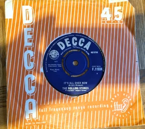 The Rolling Stones – It's All Over Now 1964 7” Single Decca Records - Picture 1 of 5