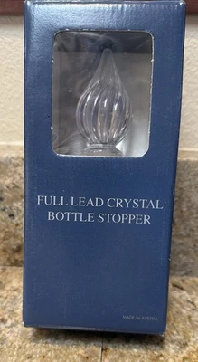 Полотенце полный свинец кристалл бутылка пробка твист сделано в Австрии 5» отличный подарок! - Изображение 1 из 2