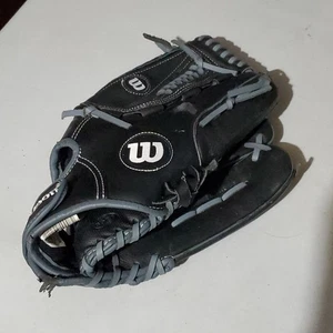 Wilson A360 Baseball Softball A03RS2113 Handschuh 13" schwarz/grau Rechtshand werfen - Bild 1 von 5