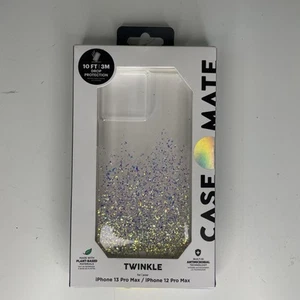 Case-Mate Apple iPhone 13 Pro Max/iPhone 12 Pro Max Case - Twinkle Stardust - Photo 1 sur 2