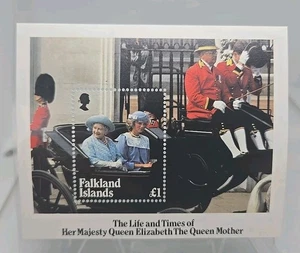 1985 Falklandinseln The Life & Times QM Kleinbogen postfrisch - Bild 1 von 3