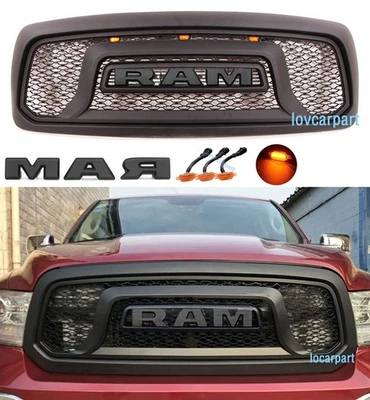 Parrilla delantera con letras + LED para Dodge Ram 1500 2500 3500 2002 03 04 2005 Foto 1 de 4