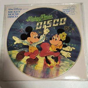 Mickey Mouse Disco 1979 Picture Disc NM Vinyl w/Excellent Sleeve Disney Record - Imagen 1 de 9
