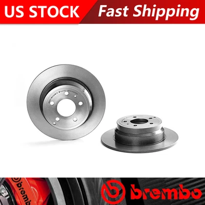 Rotores de freno recubiertos traseros Brembo para Volvo 850 1994-1997 Foto 1 de 3